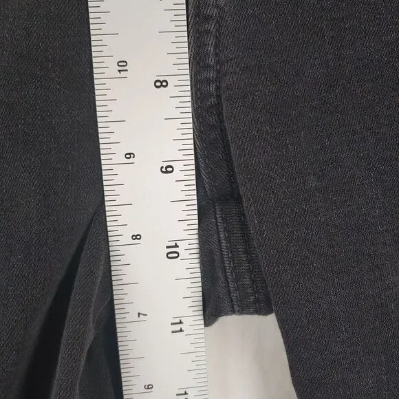 Paige Mayslie Jogger Womens 27* Faded Black Velvet Inset Side Seam Tuxedo Stripe - Picture 4 of 14